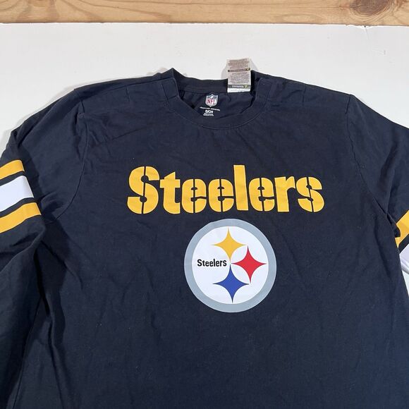 Pittsburgh Steelers NFL Adaptive Apparel Magnetic Long Sleeve Shirt Men's Small - Picture 4 of 8